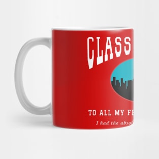 Class of 2020 - Red, Turquoise and White Colors Mug